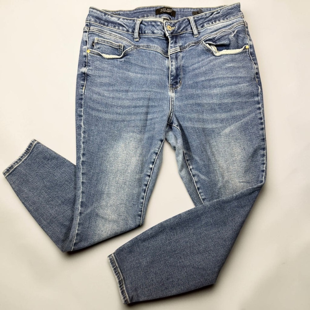 Judy Blue Los Angeles Skinny Jeans Medium Wash High Rise Stretch Denim 18W